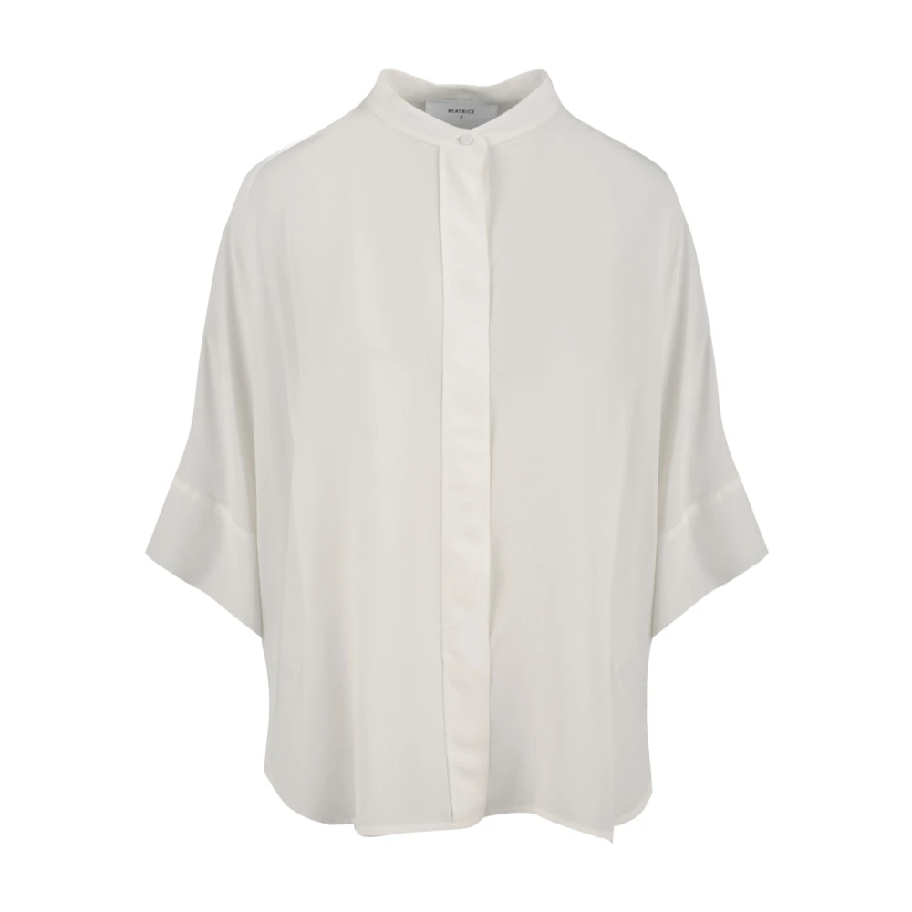 Beatrice .B Women's White Shirt Model 23Fe4996 Torre 1