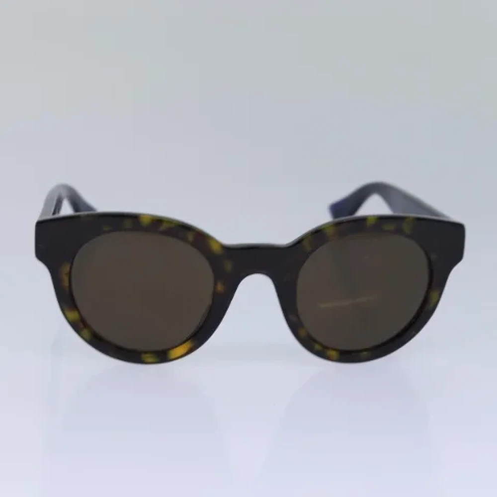 Gucci Vintage Pre-owned Plastic sunglasses Brown Dames