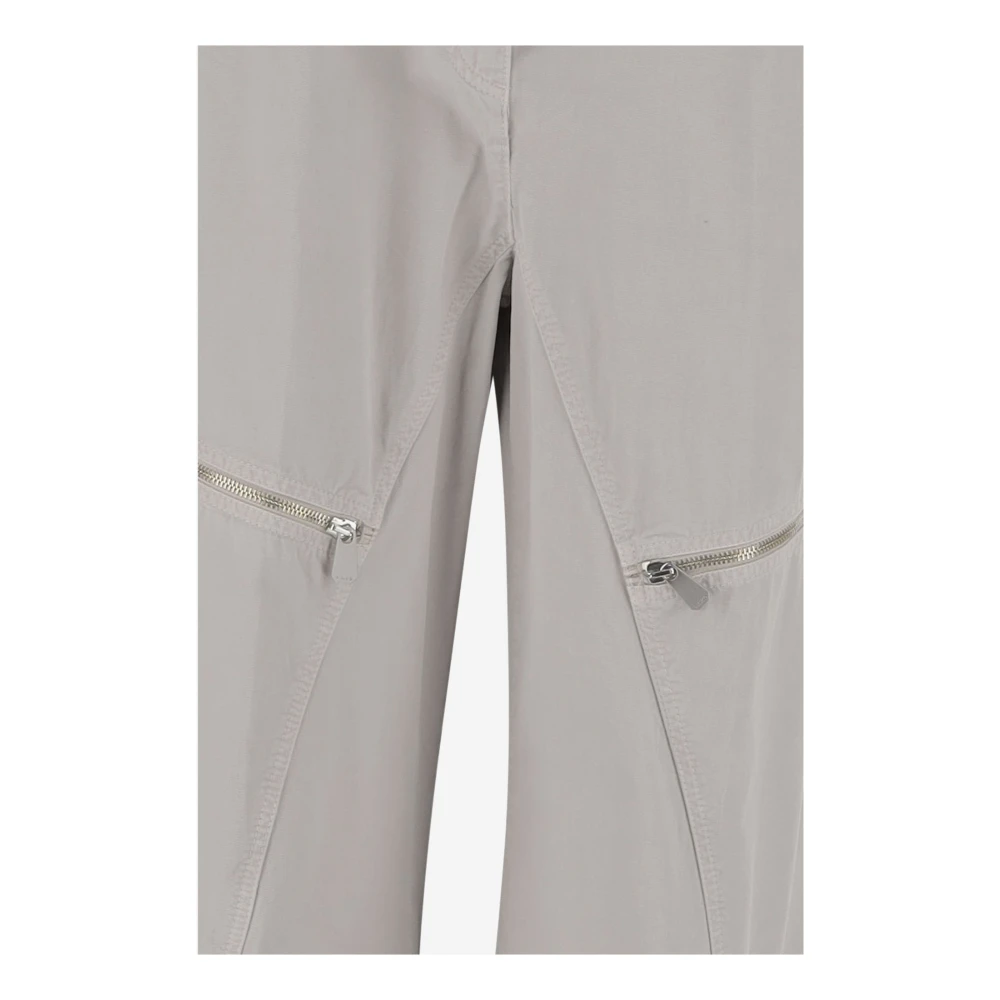 pinko Katoenen Regular Fit Multi-Pocket Broek Gray Dames