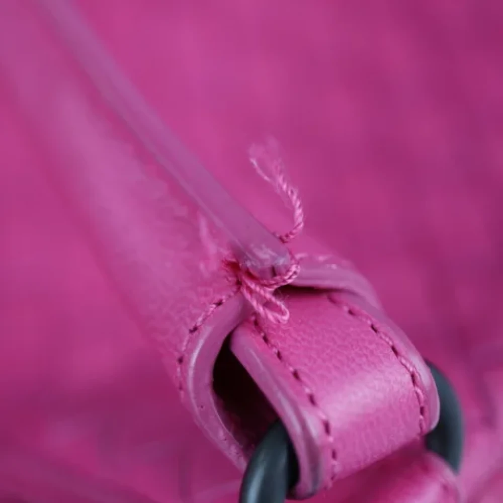 Bottega Veneta Vintage Pre-owned Leather handbags Pink Dames