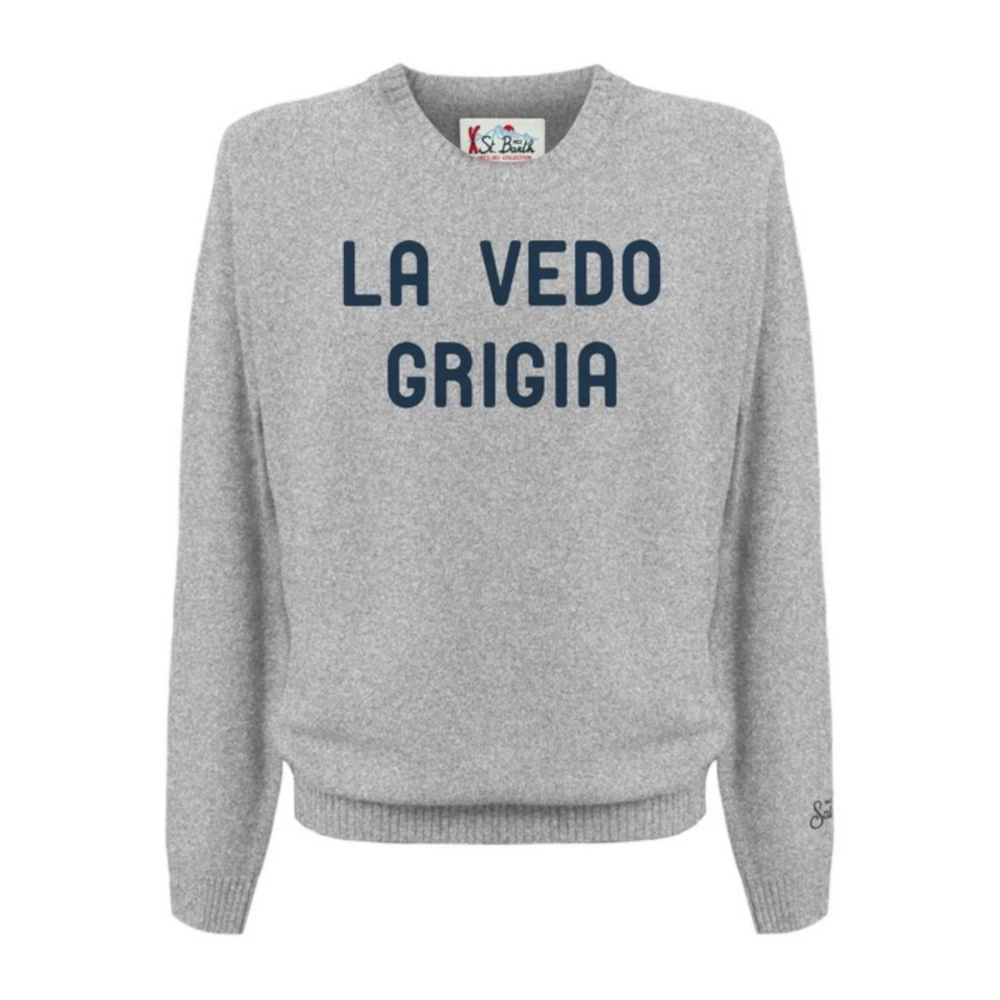 MC2 Saint Barth Grijze Sweaters voor Mannen Gray Heren