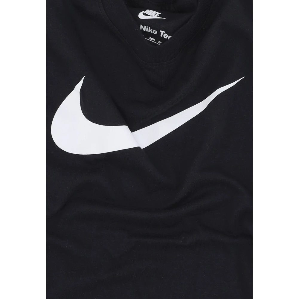 Nike Zwarte Poly Tee Korte Mouw T-shirt Black Heren