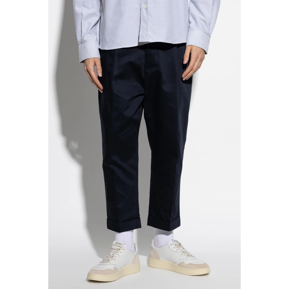 Ami Paris Logo broek Blue Heren