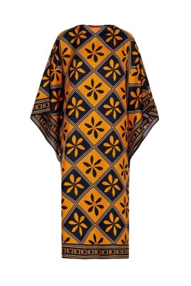 geometrisk-print-silke-oversize-kjole
