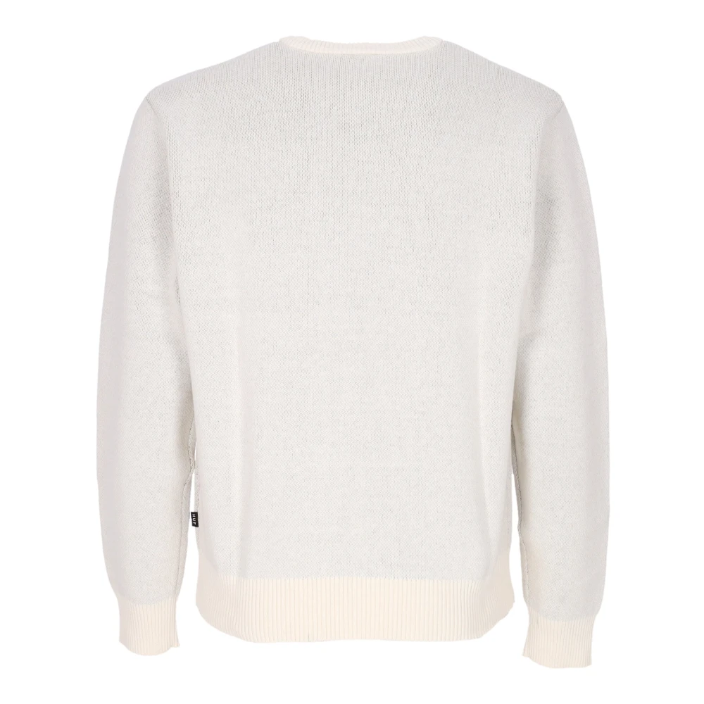 HUF Jacquard Sweater met Geborduurde Graphics White Heren