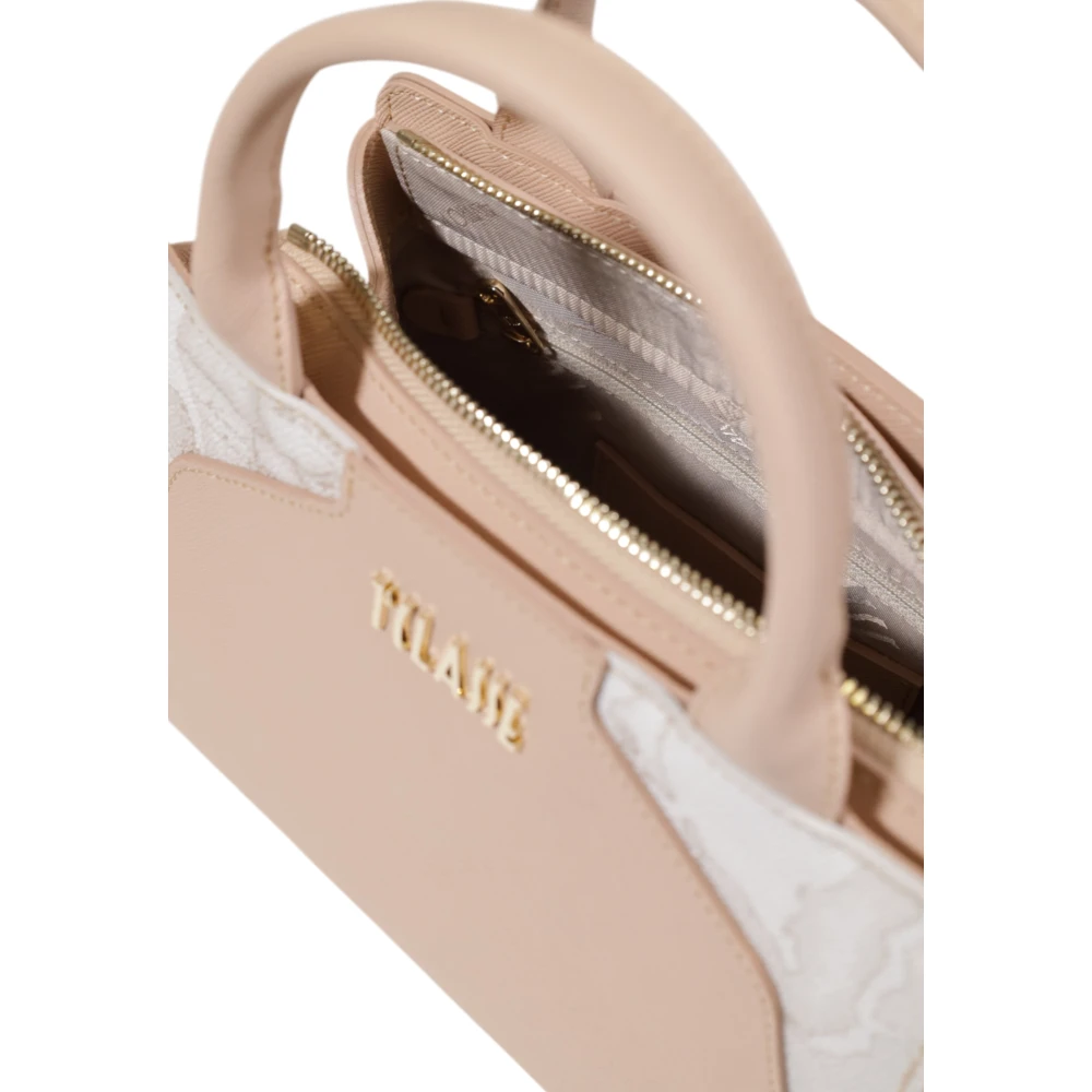 Alviero Martini 1a Classe Stijlvolle Kleine PVC Dames Tas Pink Dames