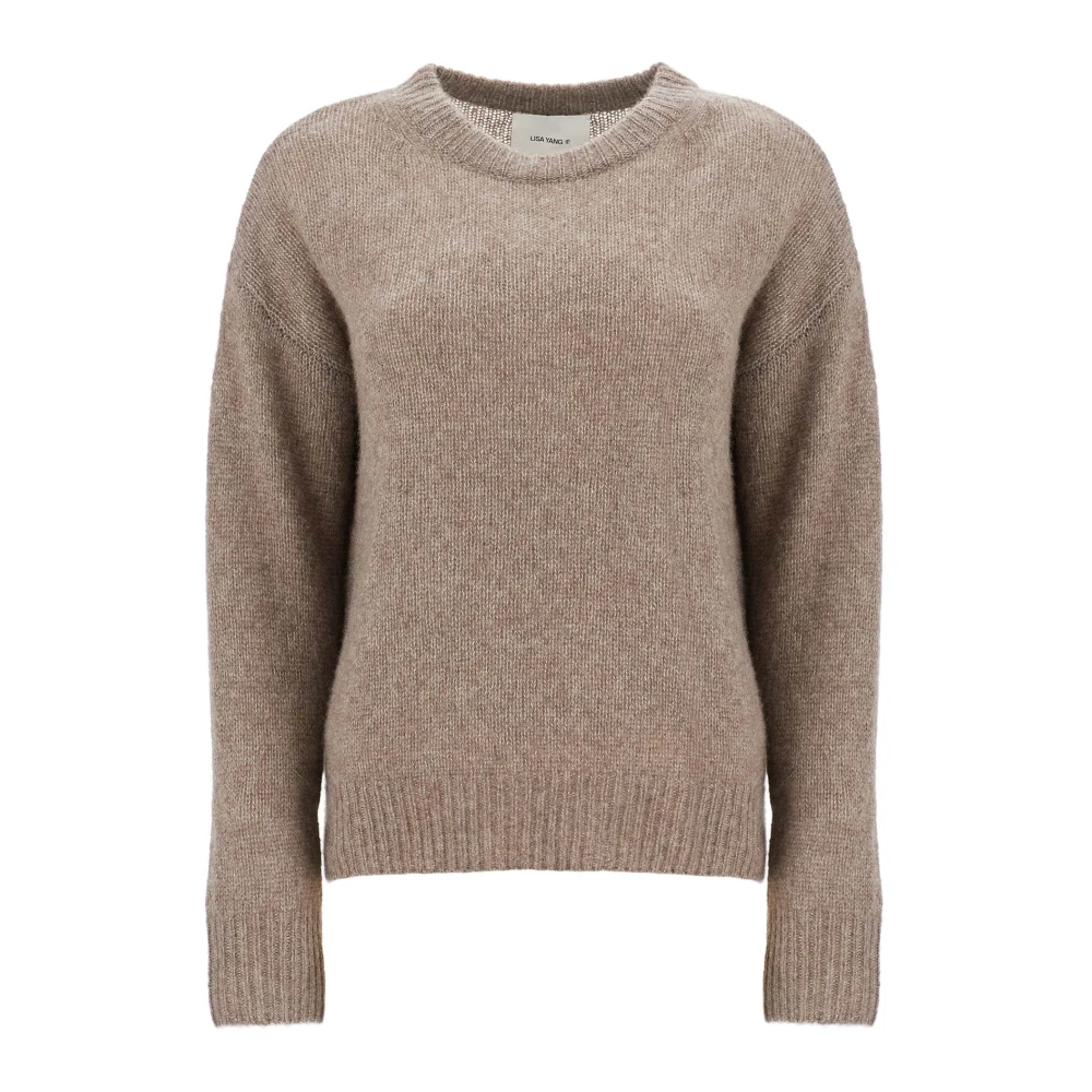 Lisa Yang Kasjmier Zijde Lova Pullover Trui Brown Dames