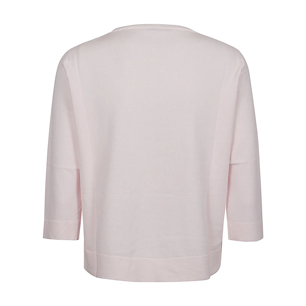 Kangra Round-neck Knitwear Pink Dames