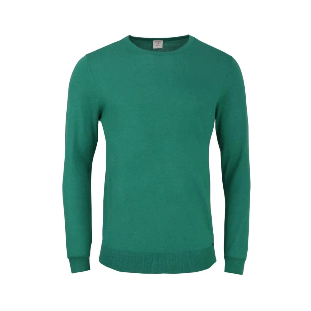 Olymp Groene Pullover Sweater Green Heren