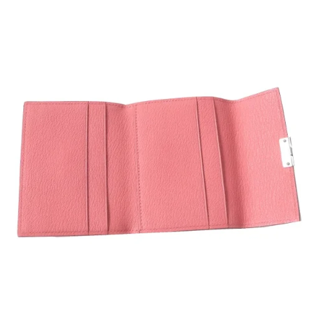 Hermès Vintage Pre-owned Leather wallets Pink Dames