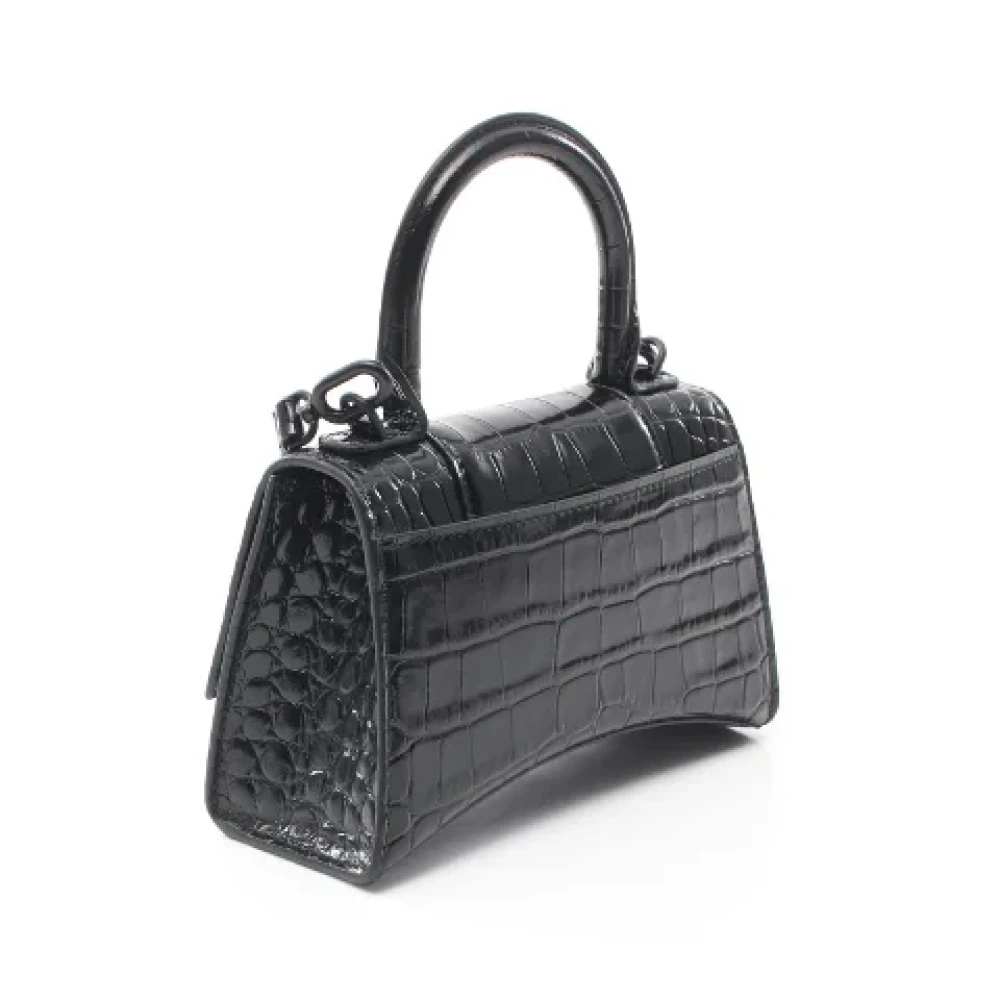 Balenciaga Vintage Pre-owned Leather handbags Black Dames