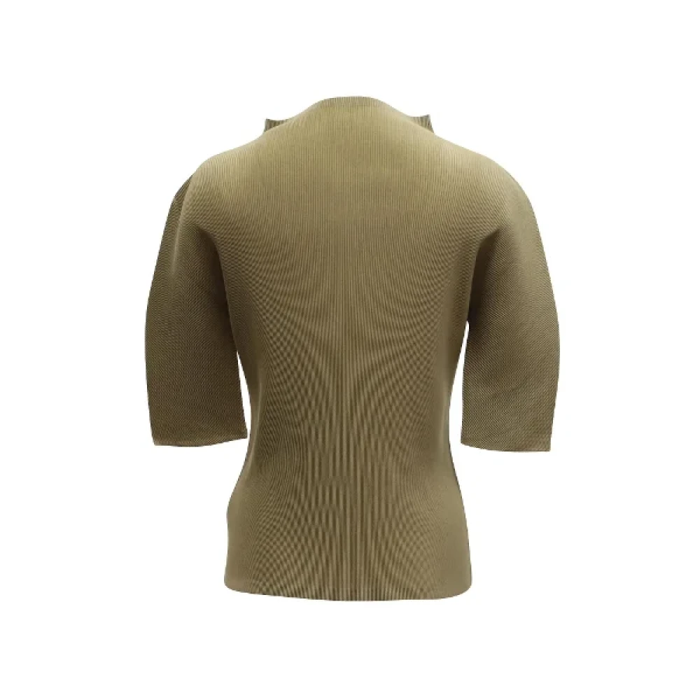 Issey Miyake Pre-owned Polyester tops Green Dames