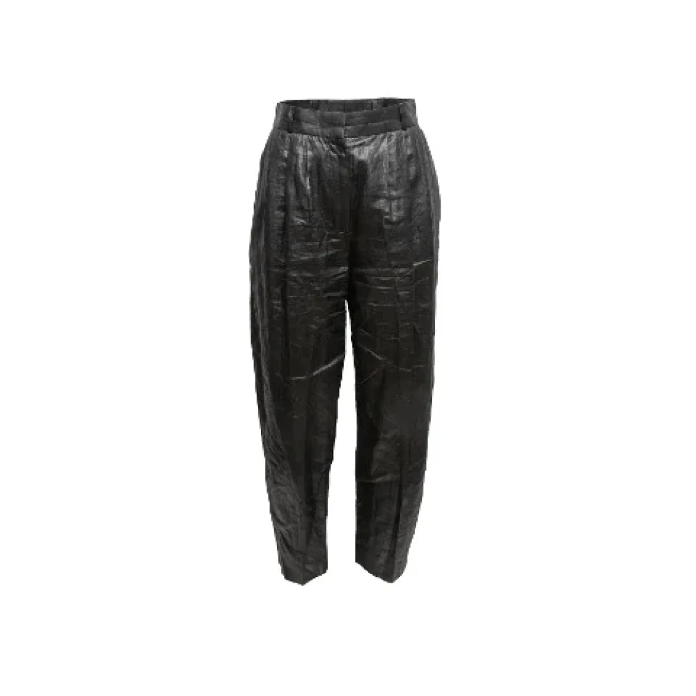 Alexander McQueen Pre-owned Fabric bottoms Black Dames