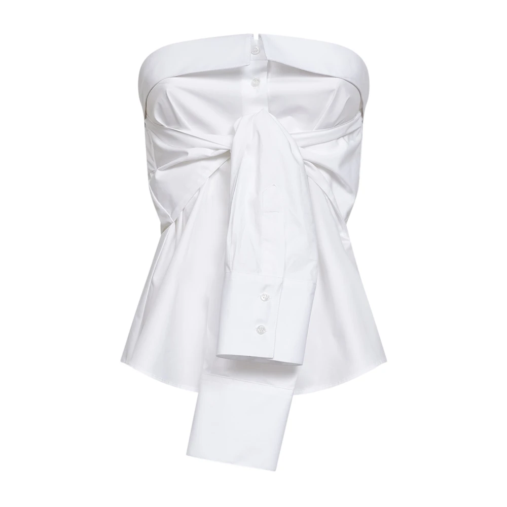 Giuseppe Di Morabito White Top - Female - Sleeveless Tops - M - Tops
