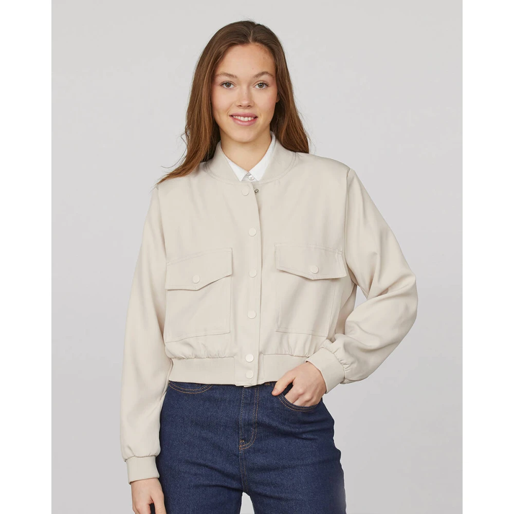 Sisters Point Stijlvolle Jas Garwin-Ja1 Beige Dames