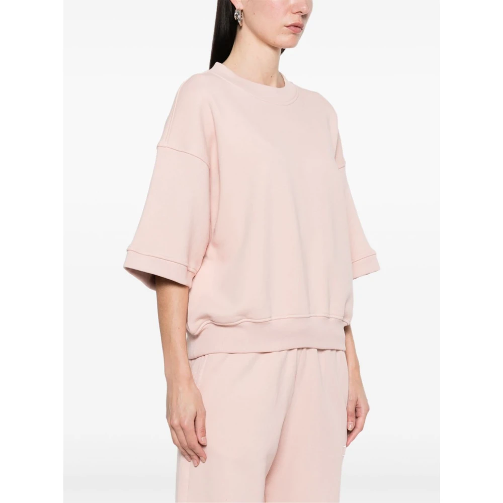 Autry Roze Geribbelde T-shirts en Polo's Pink Dames