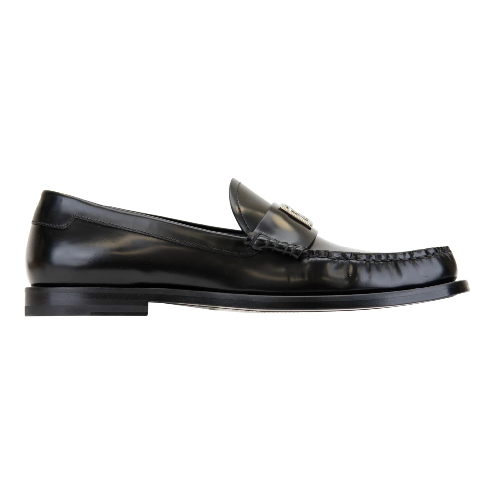 Dolce & Gabbana Men's Black Slip-On Loafers - Loafers - 7 Uk - Shoes
