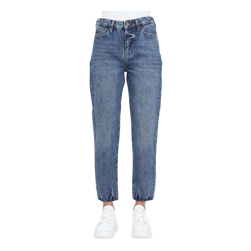 Armani Exchange Cropped Jeans Blue Dames