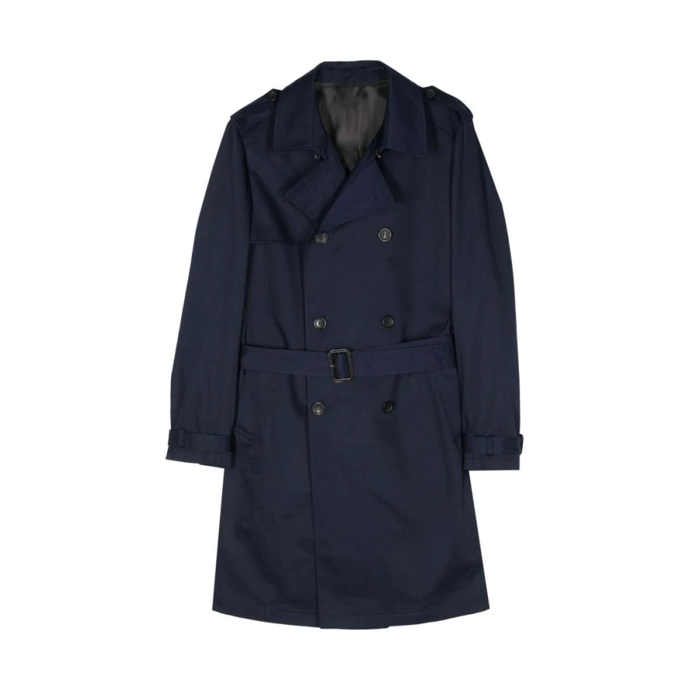 Reveres 1949 Belted Coats Blue Heren