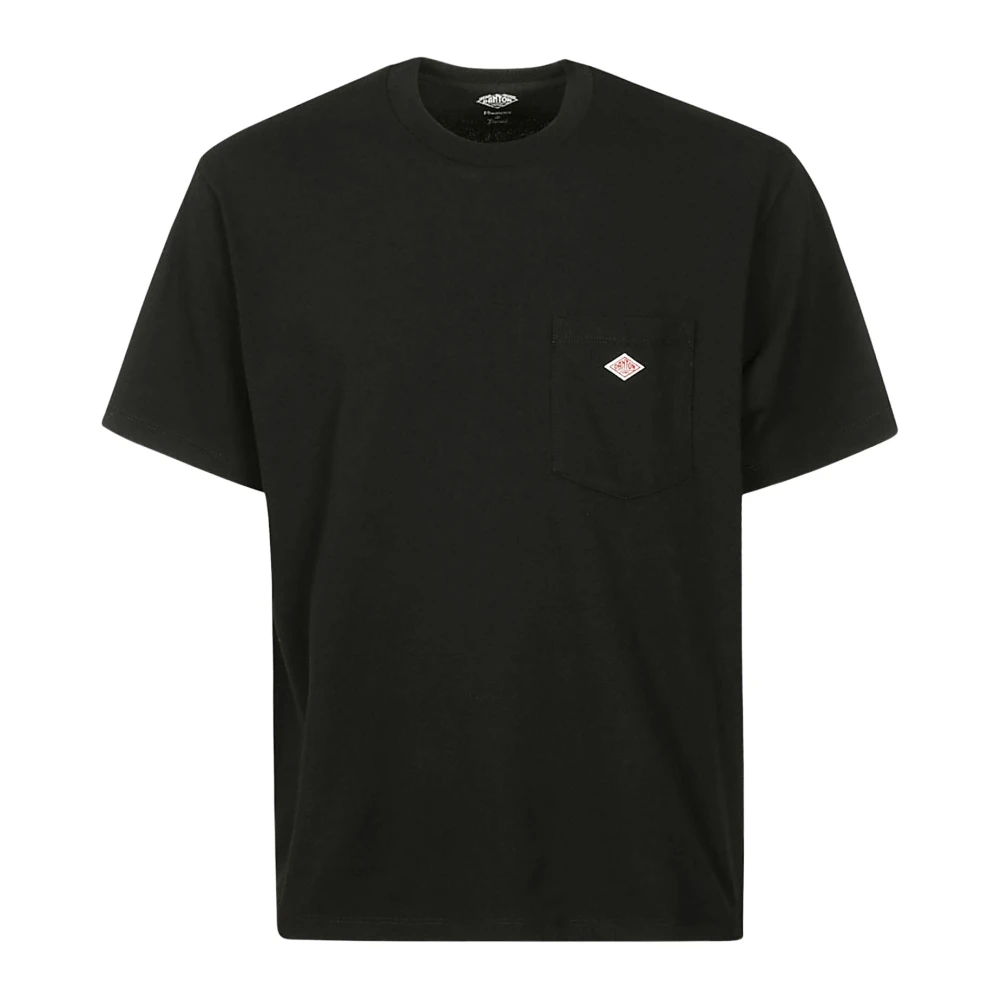 Danton Zwarte Zak T-shirt Black Heren