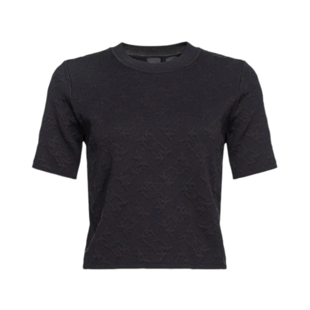pinko Ronde Hals Top Black Dames