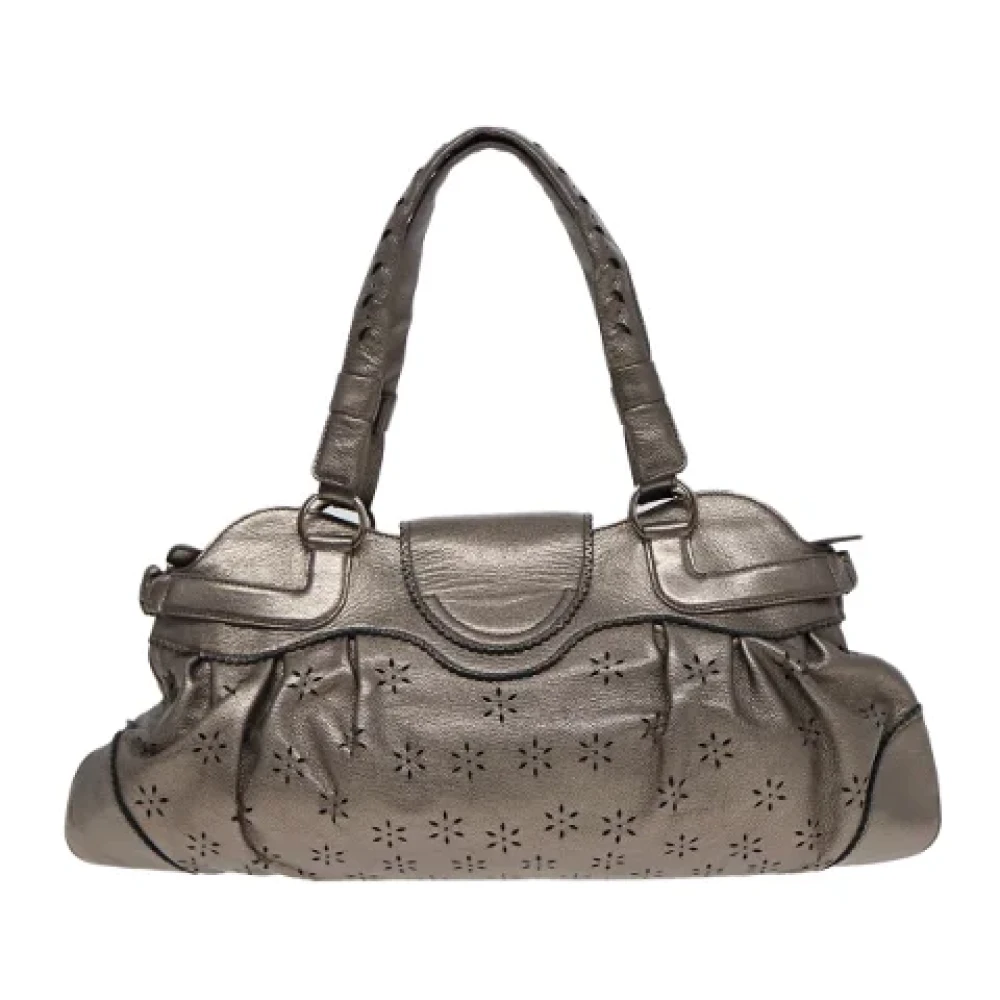 Salvatore Ferragamo Pre-owned Leather handbags Yellow Dames