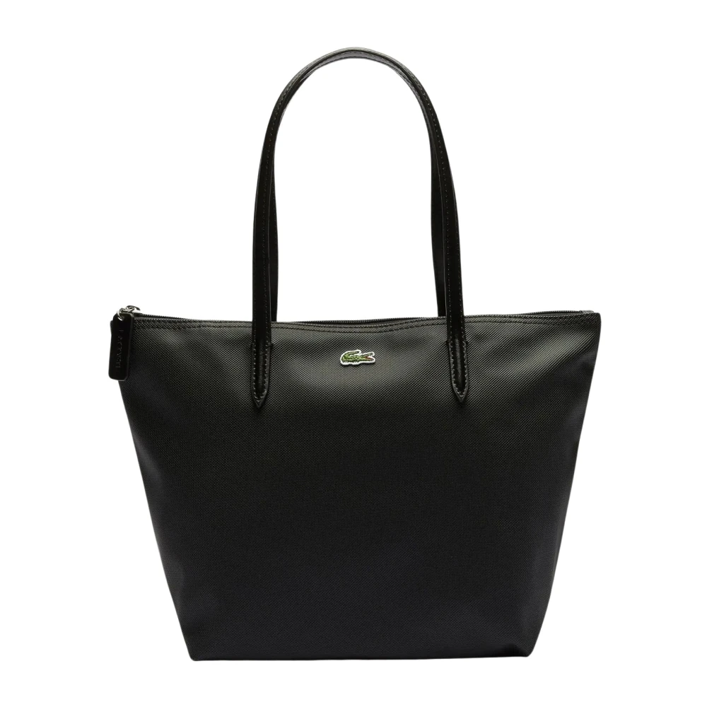 Lacoste Donna Nero Borsa Shopper Concetto Classico In