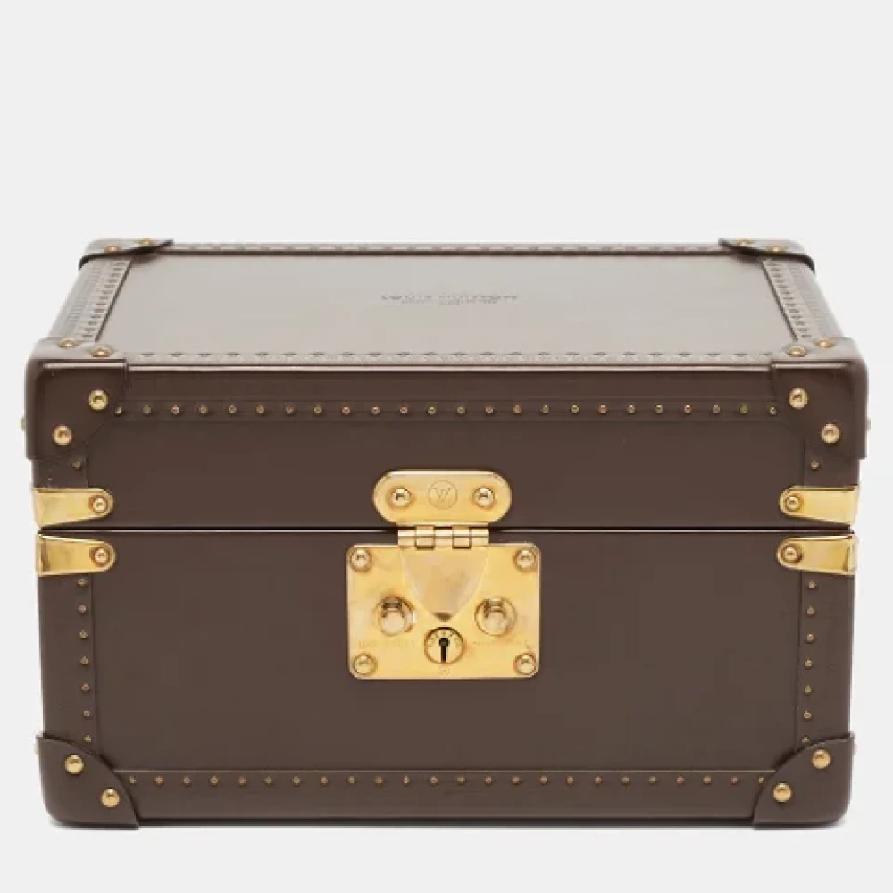 Louis Vuitton Vintage Pre-owned Leather clutches Brown Heren