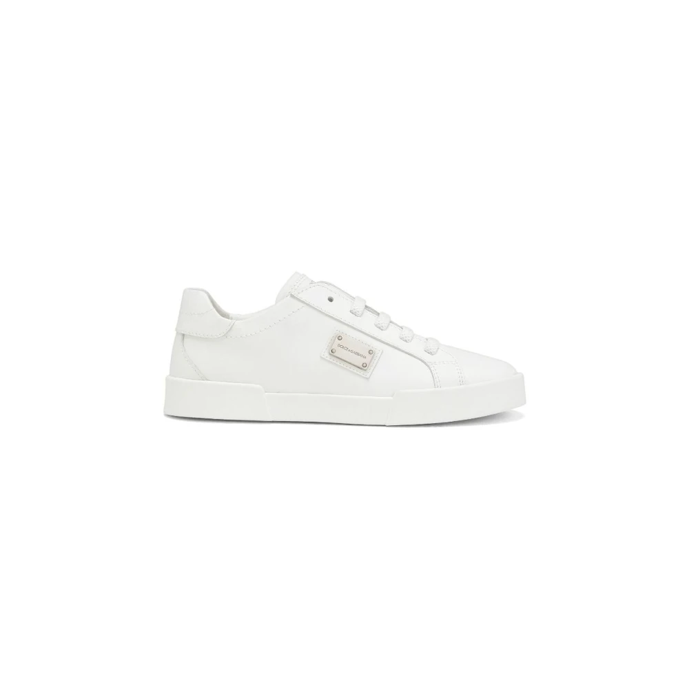 Dolce & Gabbana Stiliga Bianco Skor för Män och Kvinnor White, Unisex