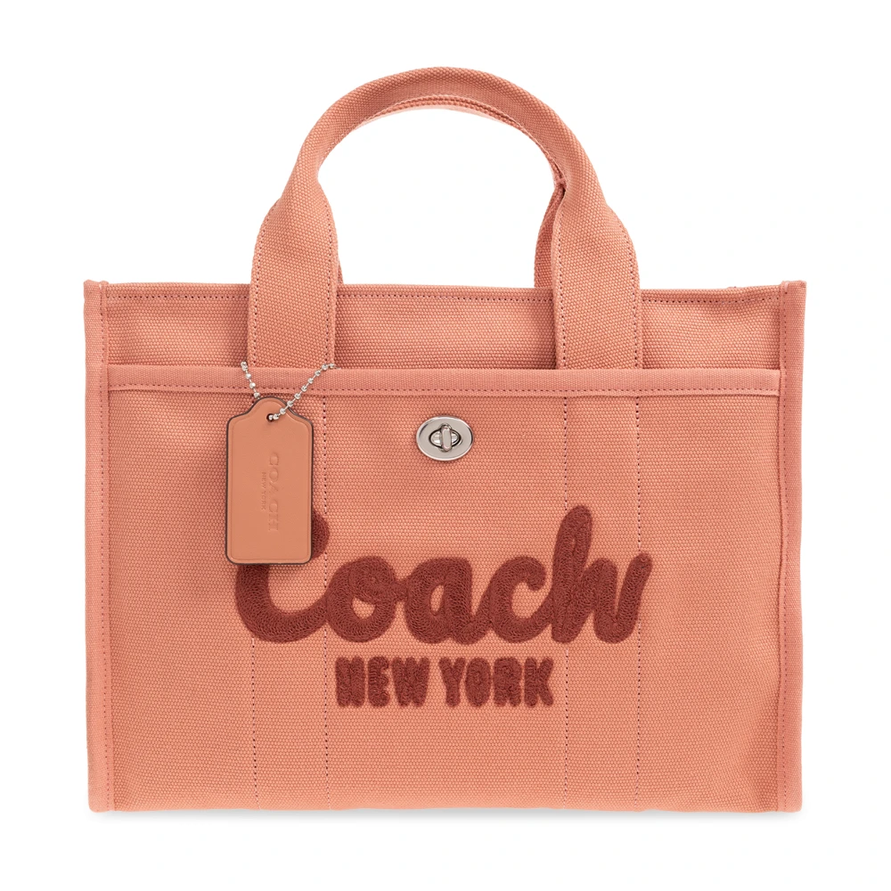 Coach Shopper tas met logo Pink Dames