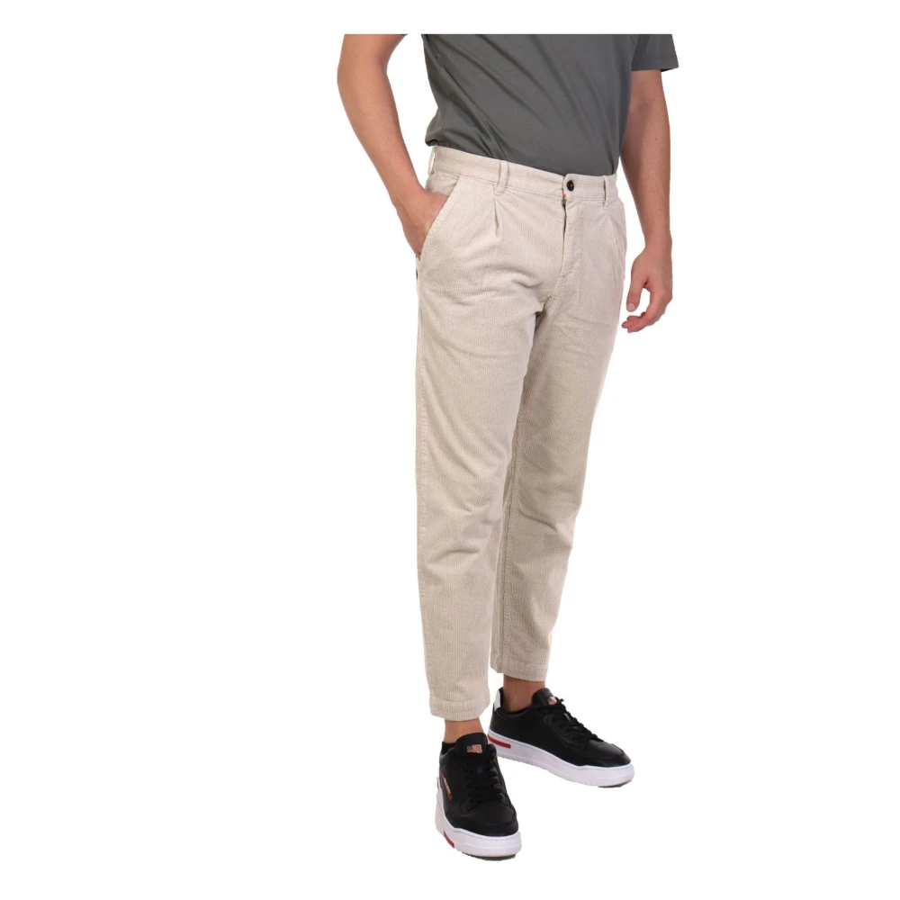 Hugo Boss Heren Chino Shyne Broek Beige Heren