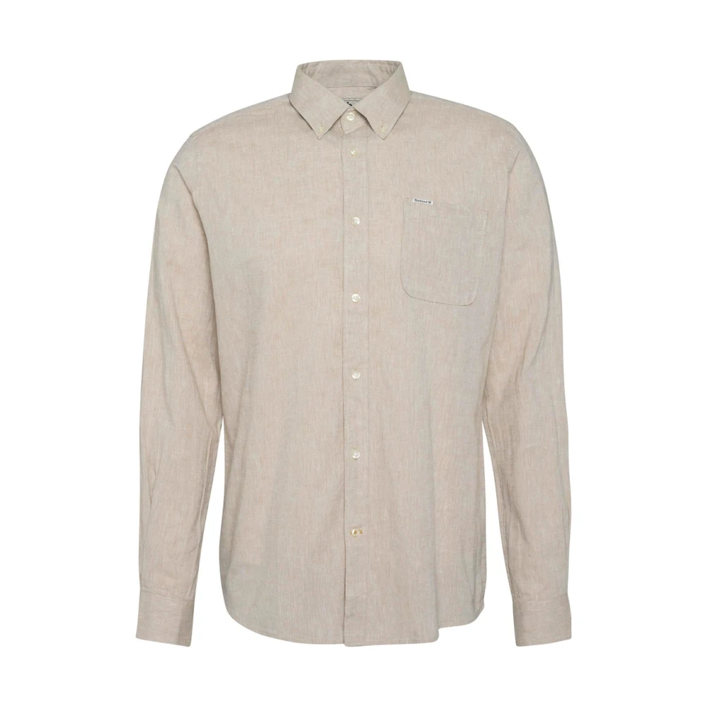 Barbour Men's Gray Nelson Tailored Shirt - Casual Shirts - Xl - Shirts