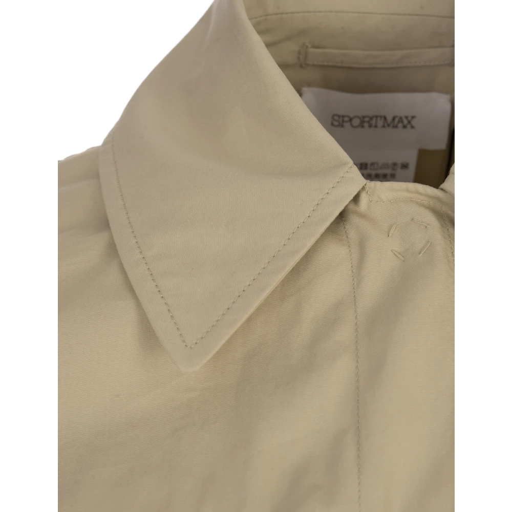 SPORTMAX Bruine Gala Bomber-Style Shirt Brown Dames
