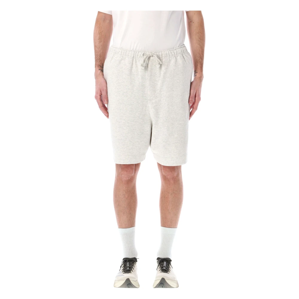 Y-3 Grijze Heather French Terry Shorts Gray Heren