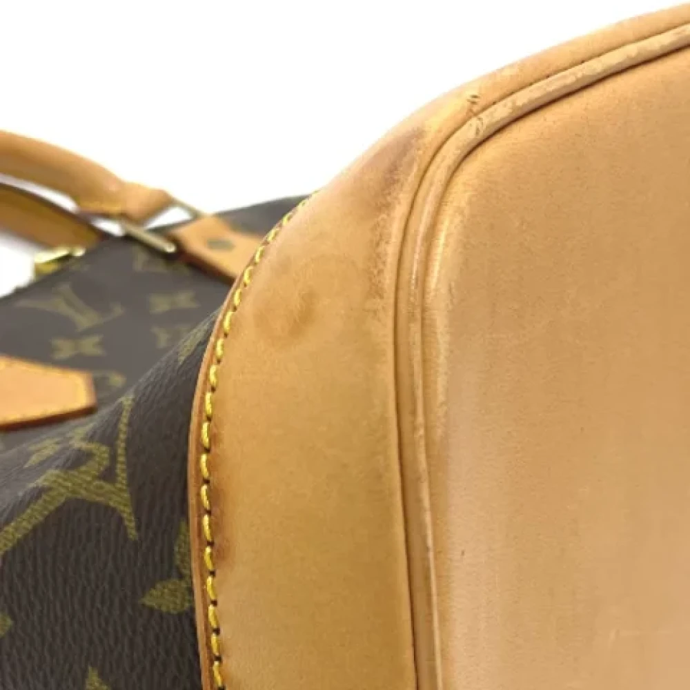 Louis Vuitton Vintage Pre-owned Fabric handbags Brown Dames