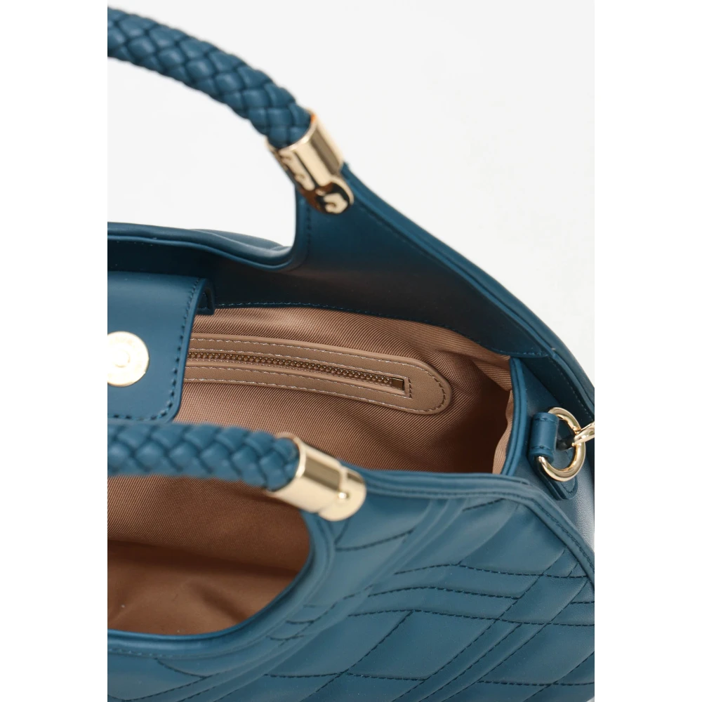 Love Moschino Groene Gewatteerde Handtas met Afneembare Band Green Dames
