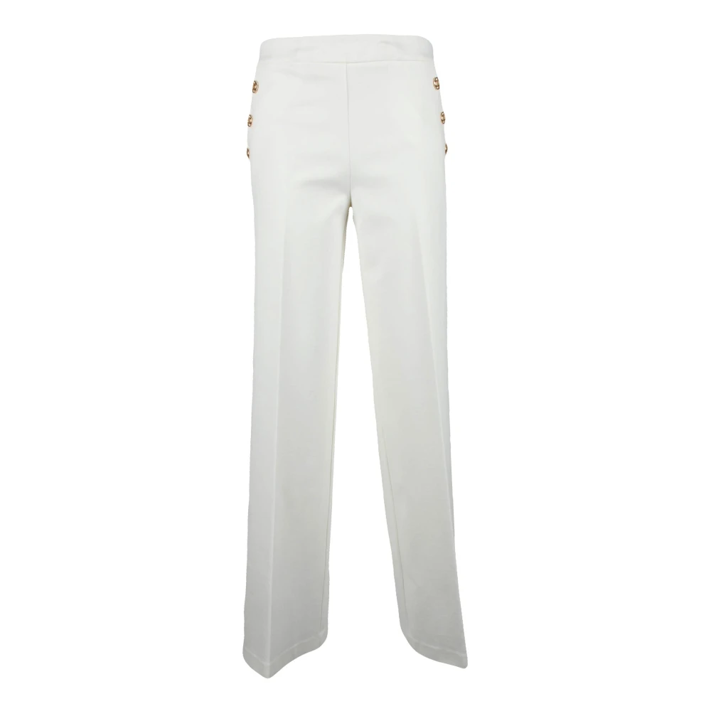 Twinset Broek White Dames