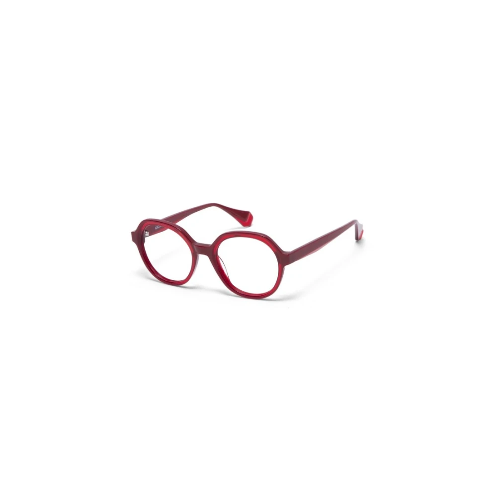 Gigi Studios Unisex Red Glasses, 51 Mm, Authentic Smooth Glasses, Premium Quality!