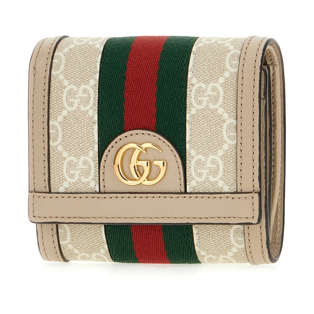 Gucci Stijlvolle Portemonnee Beige Dames