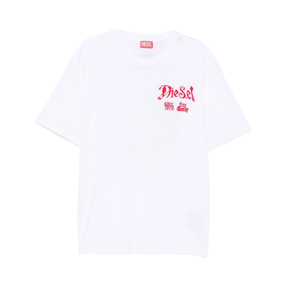 Diesel Hombre Blanco Camisetas, Talla: 2XL