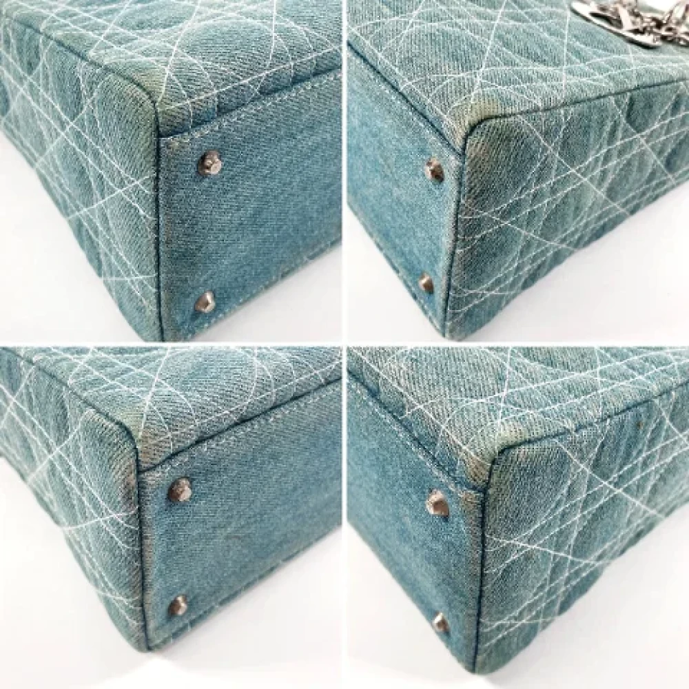 Dior Vintage Pre-owned Denim dior-bags Blue Dames