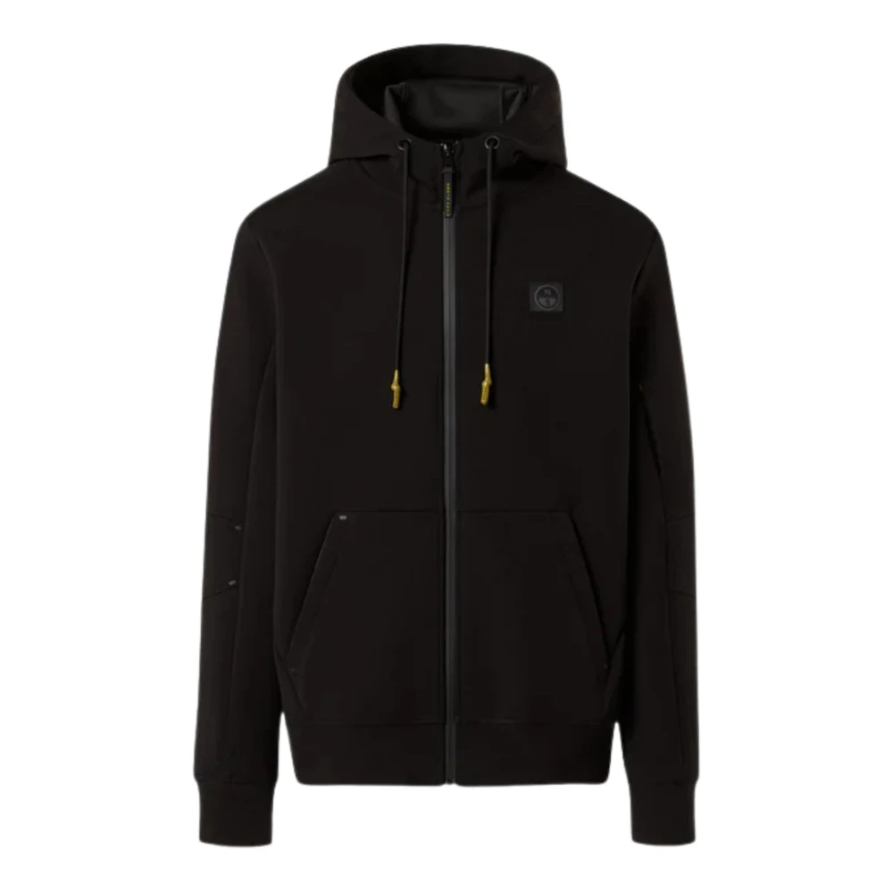 North Sails Scuba Full-Zip Hoodie - Male - Zip-Throughs - Black - Xl - Sweatshirts & Hoodies