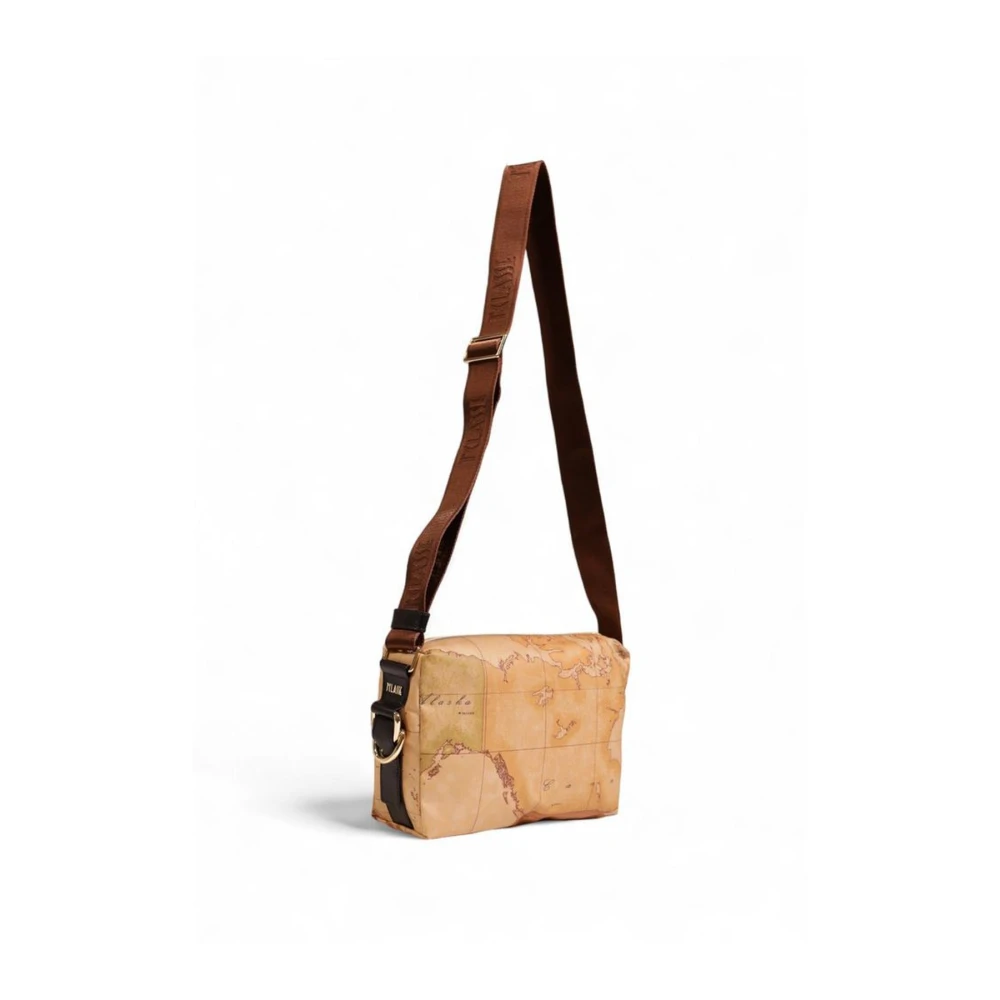 Alviero Martini 1a Classe Beige Polyethyleen Handtas met Leer Beige Dames