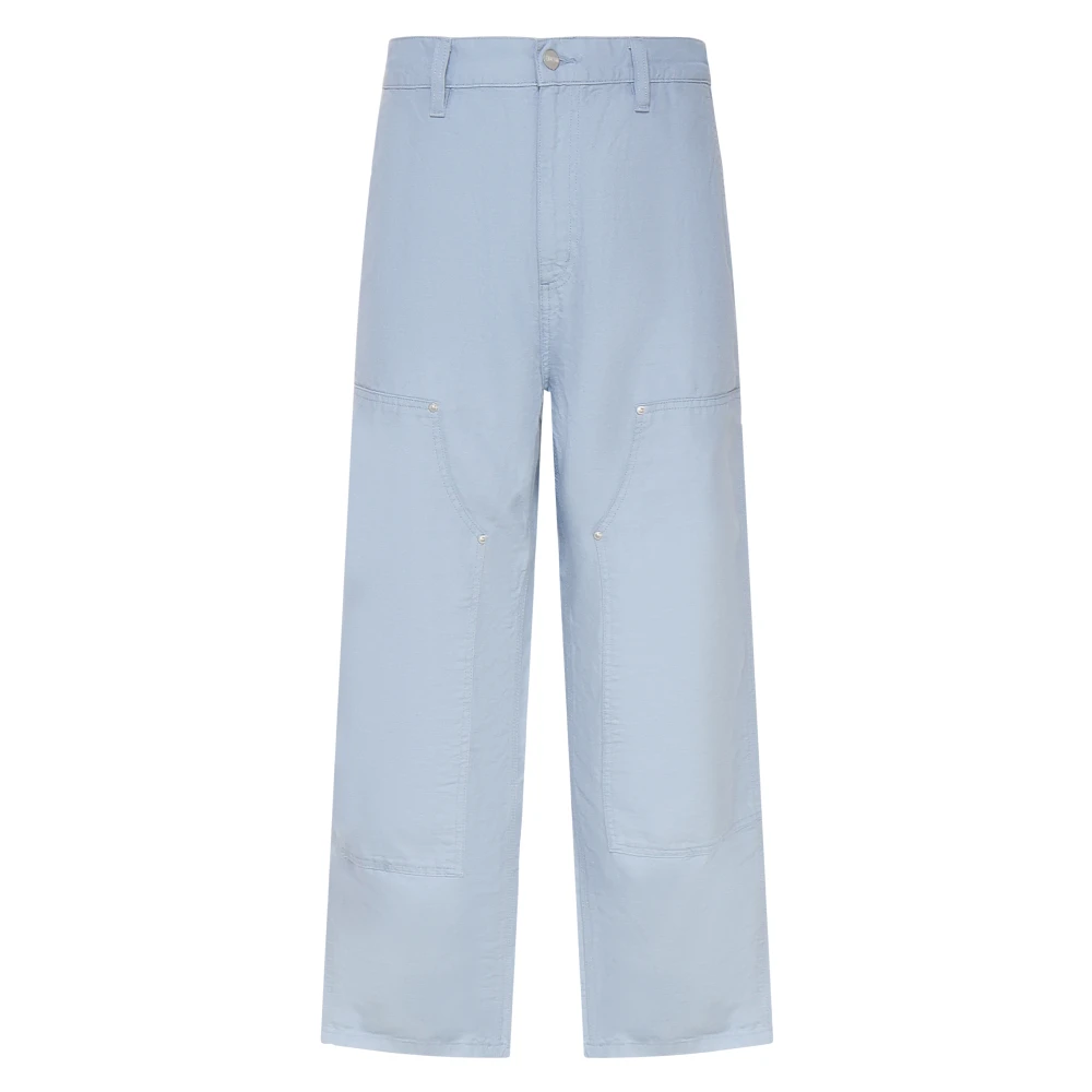 Carhartt WIP Relaxed Tapered Broek met Versterkte Knieën Blue Heren