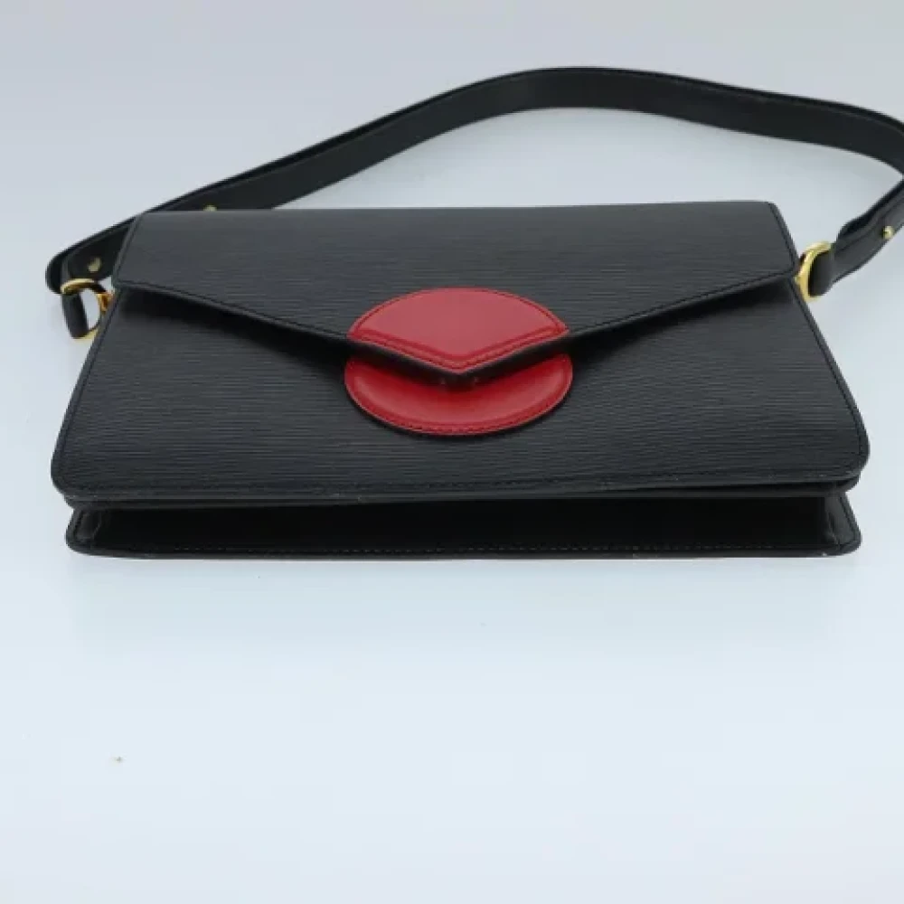 Louis Vuitton Vintage Pre-owned Leather shoulder-bags Black Dames