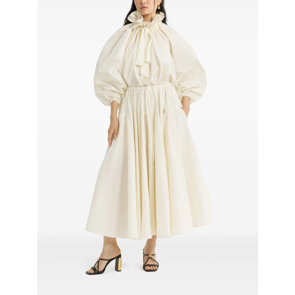 Patou Elegante Rok voor Vrouwen Beige Dames