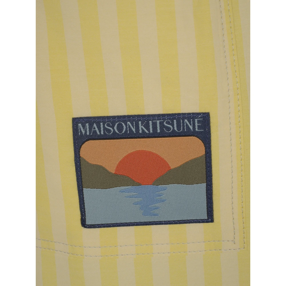 Maison Kitsuné Casual Board Shorts Multicolor Heren