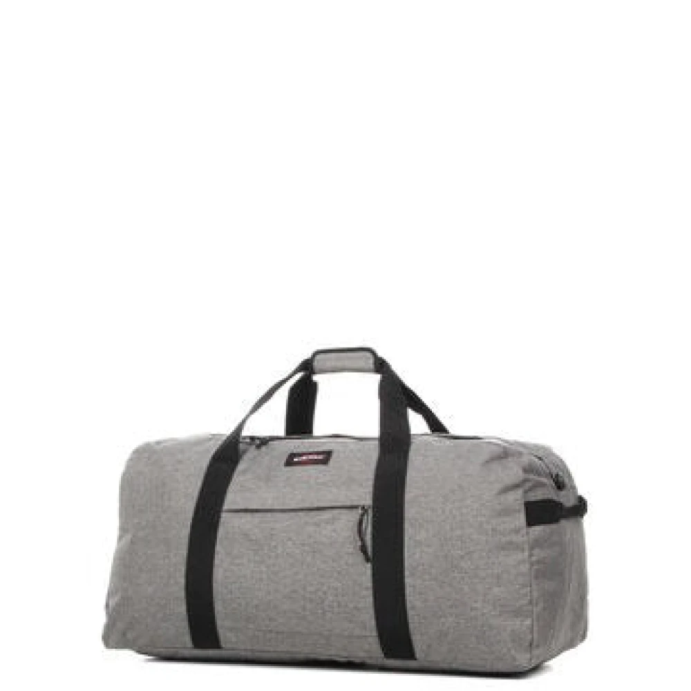 Eastpak Unisex Grijs Tassen One Size, Polyester, Opvouwbare Reistas Met Bloemenpatroon