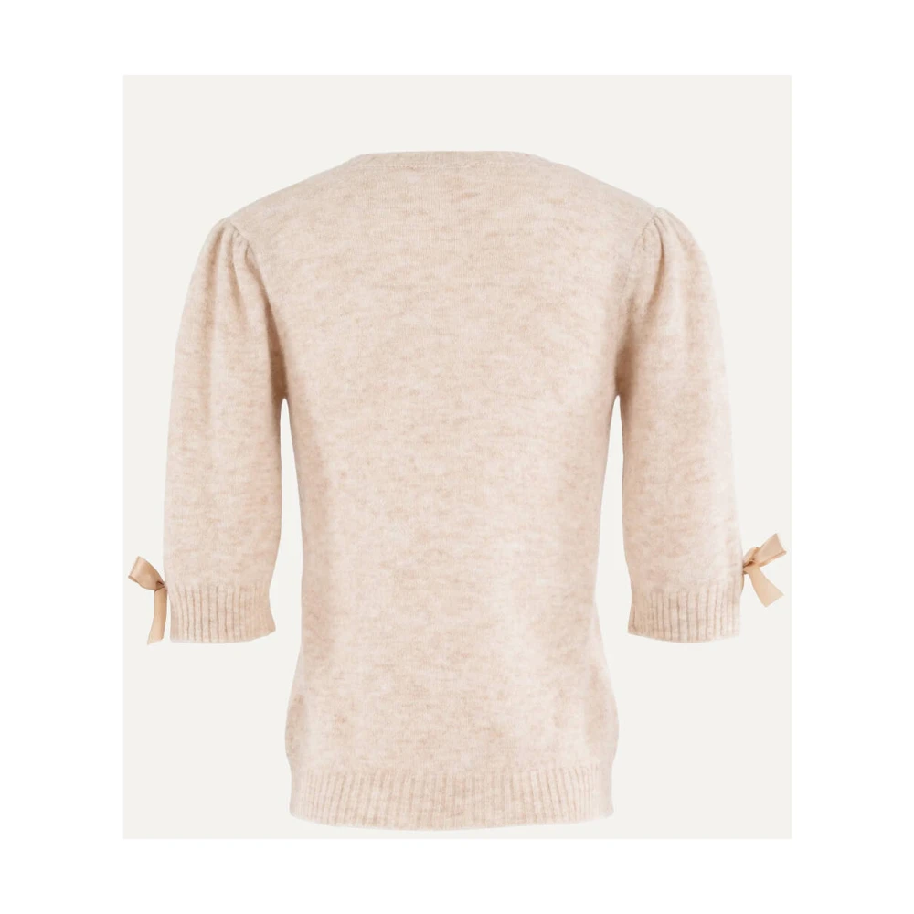 Anna Van Toor Stijlvolle Pullover Sweater Beige Dames