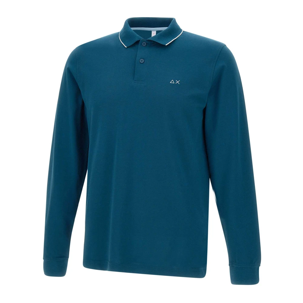 Sun68 Heren T-shirts en Polos Collectie Blue Heren